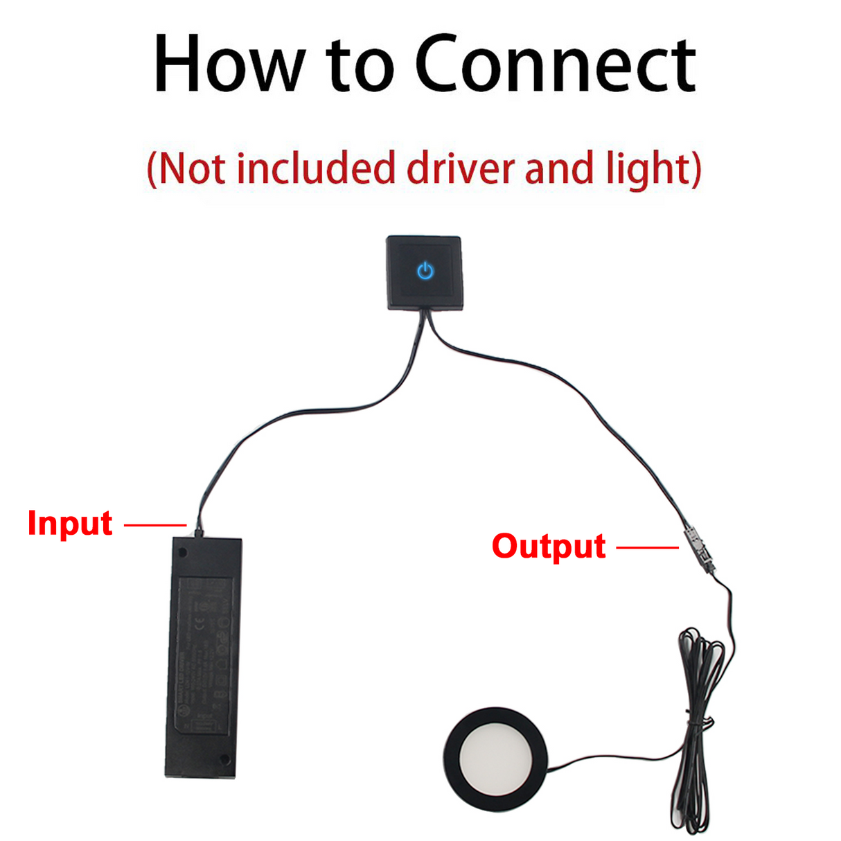 TS02 Touch Dimmer Switch for LED Strip & Under Cabinet Lighting | VST