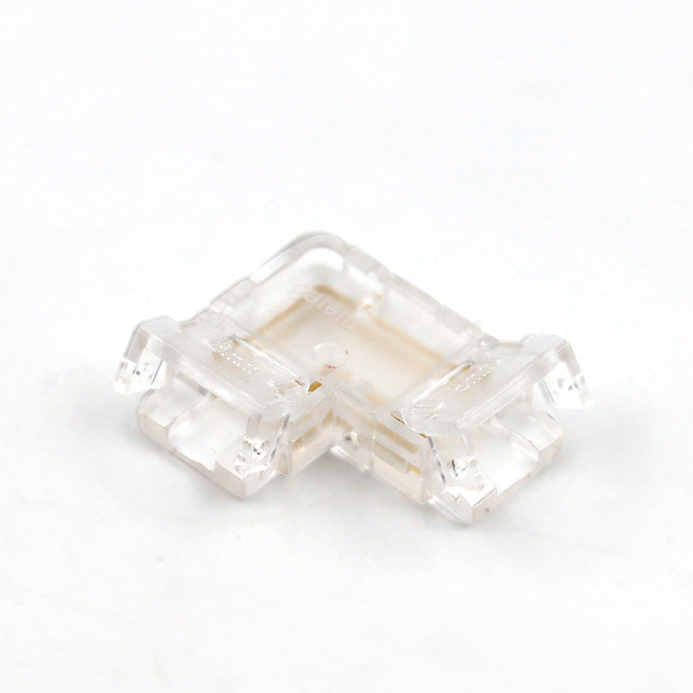 2Pin 5mm 12V Solderless COB LED Strip Connectors Kit( COB mini crystal buckle) With Fast Connectable, Gapless/Splice Connector & L-shaped/Corner Connector