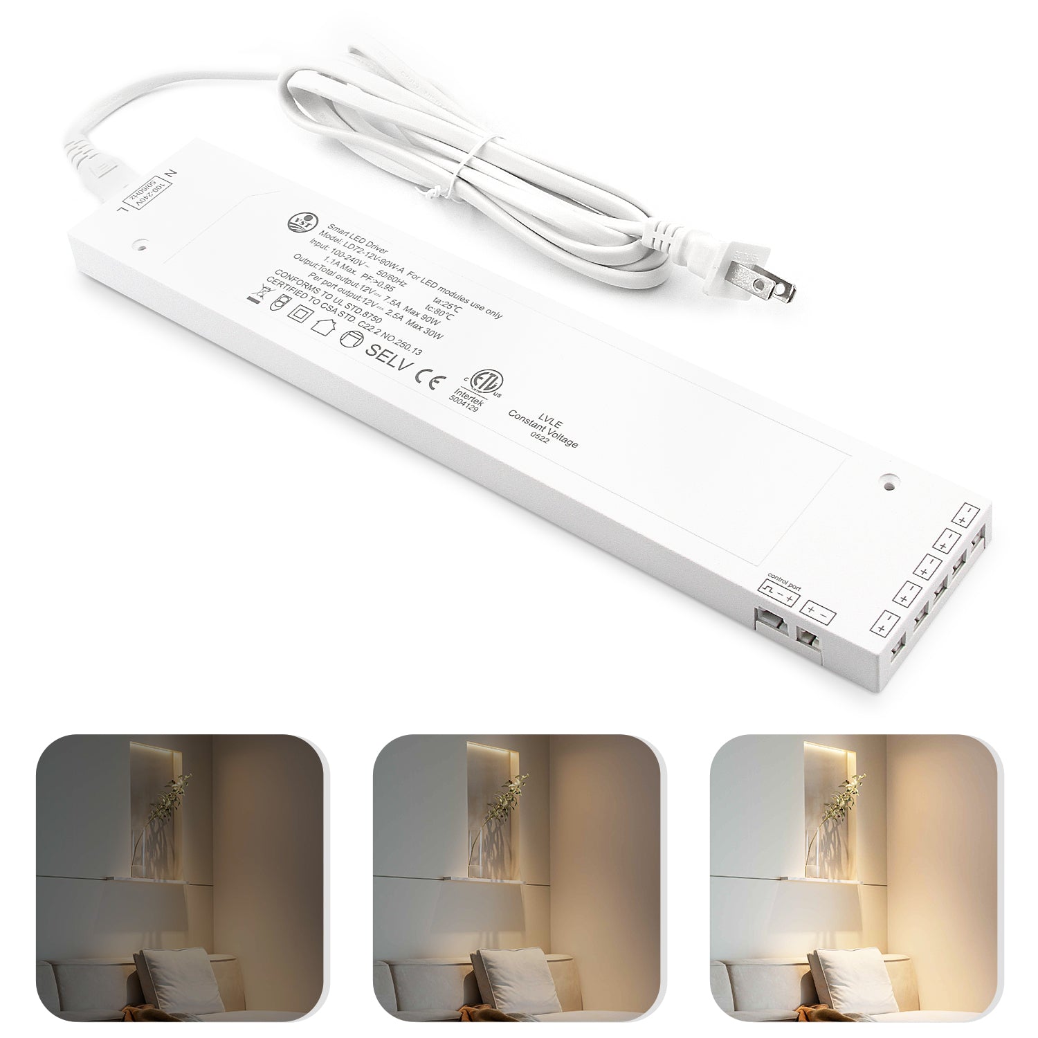 12V White LED Power Supplies & LED Drivers for LED Lights