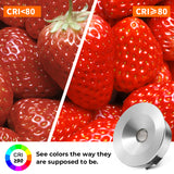 CB31 12V 1W 4000K Mini LED Puck Light Recessed Mounted Panel Light for Studio Kitchen & Dining Room