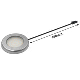 CB10 12V 1.8W Undercabinet Puck Light 4000K Surface Mounted LED Panel for Closet & Display Cabinet