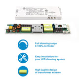 LD70-12V-48W-A Power Supply Constant Voltage LED Power Supply JST Connector Port ETL-Certified, LED Driver for LED Strip Lights