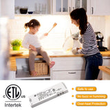 LD70 24V 48W Power Supply Converter Constant Voltage LED Power Supply JST Connector Port, LED Driver for LED Strip Lights