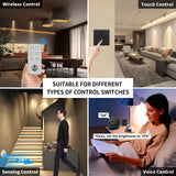 FB07 8mm Cuttable COB LED Strip Light 12V 9.6W/m UL Listed Light Strips 4000K CRI 90+ for Kitchen and Wardrobe