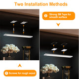 HS46 Motion Sensor Light Indoor, Under Cabinet Lights Plug in, Closet Lights, Stepless Dimming, Hand Wave Activated for Kitchen Shelf Cupboard Closet Workbench (12 in 4000K)