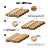 CV88 8mm Silicone Light 12V 9.6W/m 3000K Side-Emitting Light Strip CRI 90+ Dust and Moisture Proof for Mirror and Wardrobe