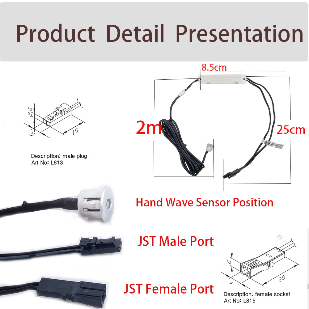 IH01 IR Handwave Dimmable Switch for LED Strip Light and Under Cabinet Lighting