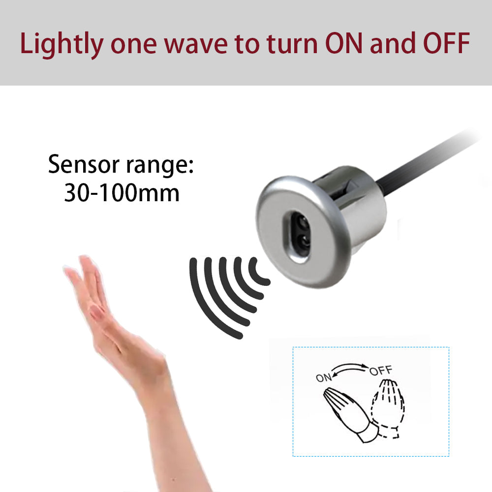 IH01 IR Handwave Dimmable Switch for LED Strip Light and Under Cabinet Lighting