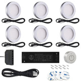 PL05 12V 1.8W LED Cabinet Light 4000K with Wireless Touch Sensor Switch for Kitchen Living Room & Bedroom