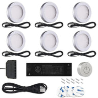 PL05 12V 1.8W LED Cabinet Light 4000K with Wireless Touch Sensor Switch for Kitchen Living Room & Bedroom