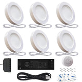 PL05 12V 1.8W LED Cabinet Light 4000K with Wireless Touch Sensor Switch for Kitchen Living Room & Bedroom
