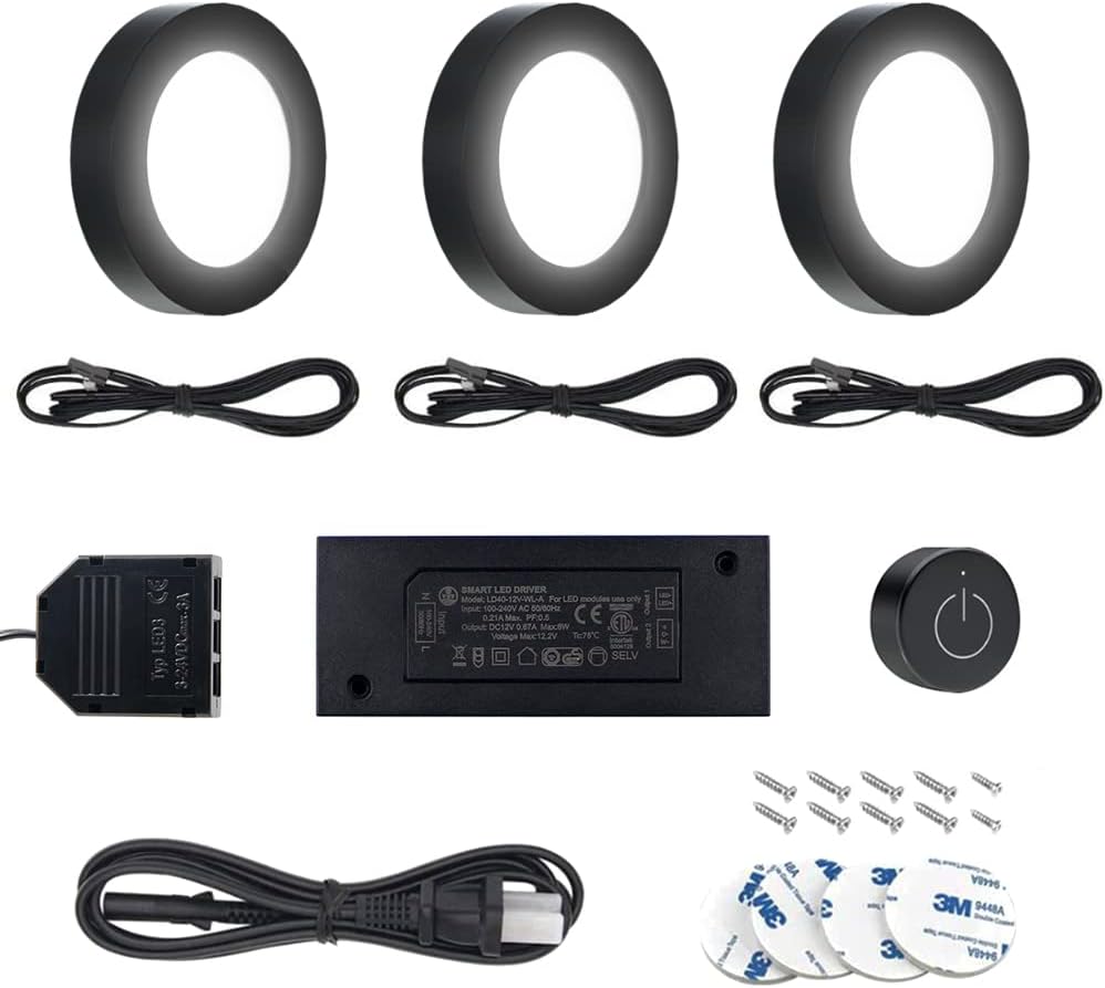 PL05 12V 1.8W LED Cabinet Light with Wireless Touch Sensor Switch for Bedroom Display Cabinet & Kitchen