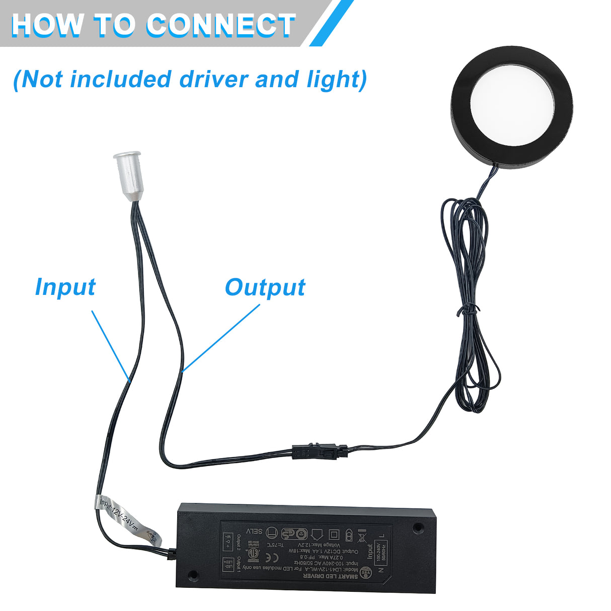 TS01 Touch Sensor Switch – Recessed Mounted, Brightness Adjustable, for Kitchen Cabinets & Closets