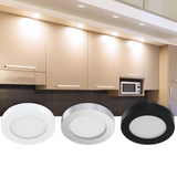 PL05  12V 1.8W Cabinet Puck Light 3000K-6000K Recessd & Surface mounted for Kitchen Living Room & Bookshelf